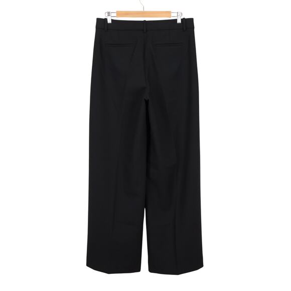 J.Crew Wide Leg Trouser Four Season Stretch Black Size 12 Tall NWT - Picture 7 of 8